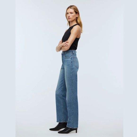 Madewell Women’s The '90s Straight Jean - Picture 3 of 7